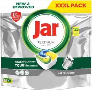 JAR TABLETY DO UMÝVAČKY PLATINUM YELLOW 125 KS